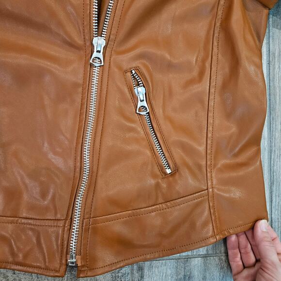 Torrid Faux Leather Asymmetrical Moto Jacket Womens 1X NEW Biker - Picture 7 of 13